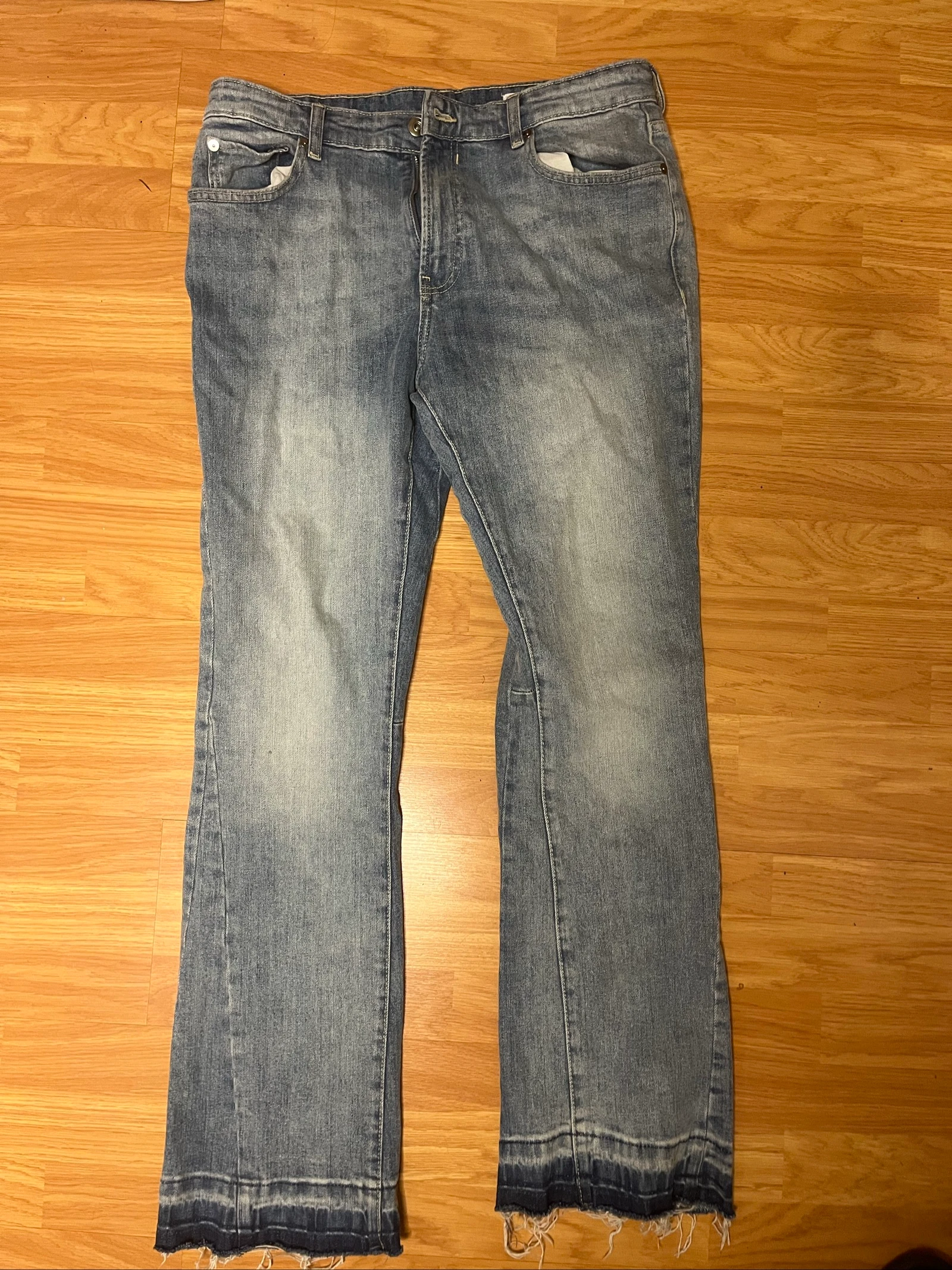Vaqueros Flared Azules
